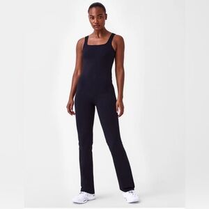 Booty Boost® Easy Access Flare Jumpsuit - Black, 3X